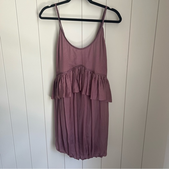 Stella McCartney Silk Chiffon bubble slip dress in Iris - Picture 3 of 13